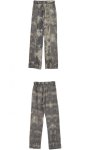 画像5: High waist split casual pants wide leg pants  ハイウエストスプリットカジュアルタイダイパンツワイドレッグパンツ (5)
