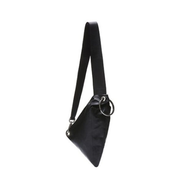 画像1: wide shoulder strap shoulder messenger triangle bag　ワイドショルダーストラップショルダーメッセンジャートライアングルバッグ (1)