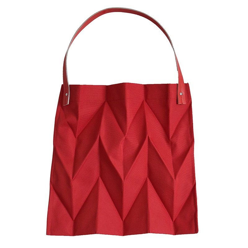 画像1: simple and versatile one-shoulder portable canvas  tote bag shoulder bag  shopping bag　　折りたたみワンショルダーポータブルバッグトート エコバッグ (1)