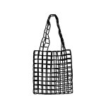 画像4: crown beaded handmade large capacity tote bag shoulder bag  shopping bag　ハンドメイドクラウンビーズショルダートート エコバッグ (4)