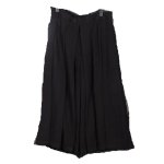 画像3: Men's Pleated Wide Leg Casual Trousers Cropped Culottes Pants Stage Show メンズ 男女兼用 プリーツ 9分丈 パンツ キュロット ワイドパンツ (3)