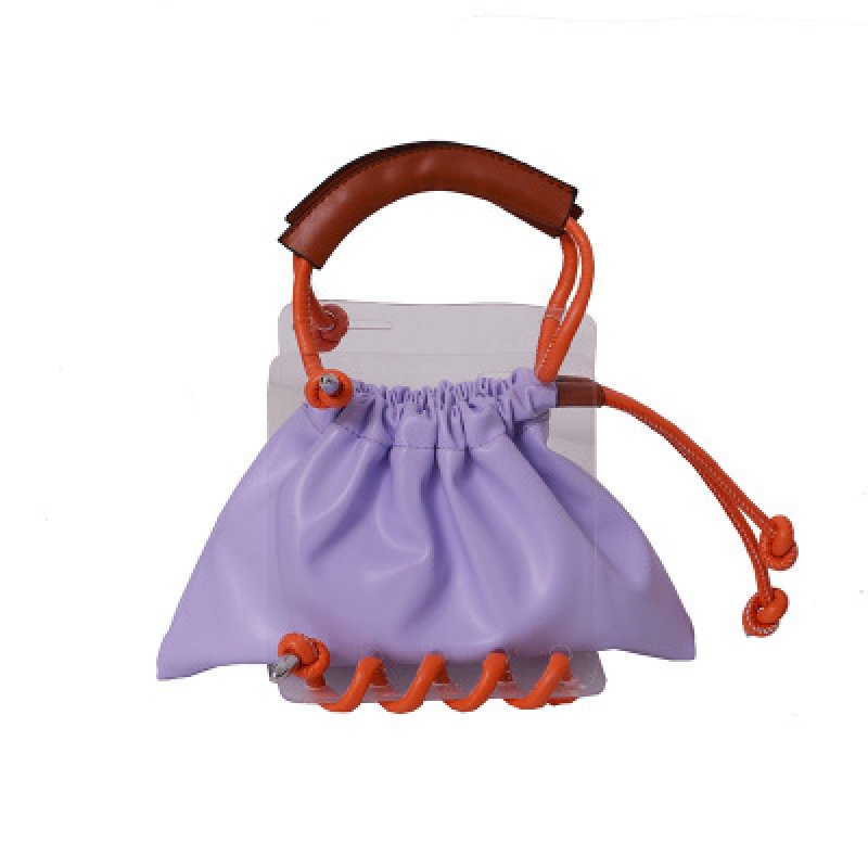 画像3: Woman’s Transparent Cross Body Berg bag 透明アクリル板  コード ロープ ショルダーバッグ トートバッグ (3)