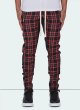 画像5: Men's plaid trend color matching slim pants メンズ 男女兼用 チェック柄トレンドカラーマッチングスリムパンツ (5)