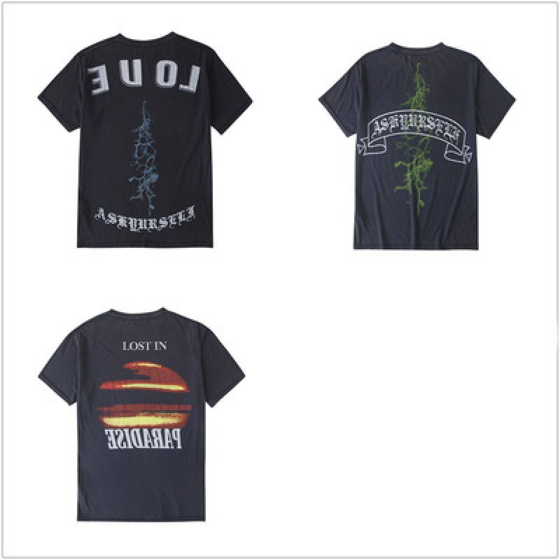 画像6: Men's Unisex  Vintage high street reverse wear short-sleeved washed and worn oversized loose retro T-shirt  ユニセックス 男女兼用ヴィンテージハイストリートリバースウォッシュド半袖Tシャツ (6)