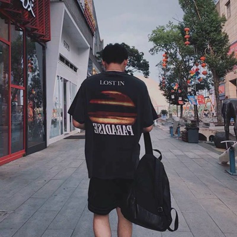 画像5: Men's Unisex  Vintage high street reverse wear short-sleeved washed and worn oversized loose retro T-shirt  ユニセックス 男女兼用ヴィンテージハイストリートリバースウォッシュド半袖Tシャツ (5)