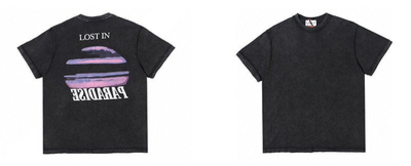 画像8: Men's Unisex  Vintage high street reverse wear short-sleeved washed and worn oversized loose retro T-shirt  ユニセックス 男女兼用ヴィンテージハイストリートリバースウォッシュド半袖Tシャツ (8)