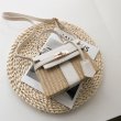 画像4: Woman Handmade rattan  straw handbag woven bag シンプルトート セカンド籠 かごバック 手提げ ショルダーバッグ 籐バッグ カゴバッグ ナチュラル (4)
