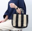 画像8: Woman’s classic hand beaded bag   ビーズレトロクラフトトートバック (8)