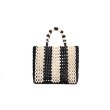 画像1: Woman’s classic hand beaded bag   ビーズレトロクラフトトートバック (1)