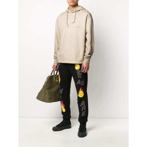 画像1: Men's NAGRI Kanye Smile Face Sweatpants Jogger Yoga Lounge Pants Pocket Retro Outdoor Hiking Running Trousers スマイルフェイススウェットパンツジョガーヨガラウンジパンツメンズ 男女兼用 (1)