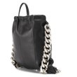 画像2: Women's  leather  chain shoulder portable fold personality  backpack Tote shoulder Bag 　チェーンショルダーポータブルフォールドバックパックショルダートートバッグ (2)