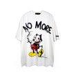 画像2: Men's Unisex Spoof cartoon Mickey print  Loose T-shirt ユニセックス 男女兼用ミッキープリントオーバーサイズ半袖Tシャツ (2)