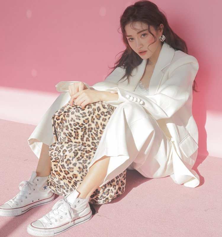 画像3: Women's  leopard canvas all-match trendy  backpack Tote shoulder Bag  レオパード ヒョウ柄バックパックショルダートートバッグ男女兼用 (3)