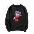 画像16: Men's Unisex  magical girl print long-sleeved round neck plus velvet sweater   ユニセックス 男女兼用マジカルガールプリントオーバーサイズ長袖スウェット　トレーナー (16)