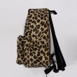 画像7: Women's  leopard canvas all-match trendy  backpack Tote shoulder Bag 　レオパード　ヒョウ柄バックパックショルダートートバッグ男女兼用 (7)