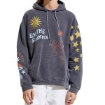 画像1: Men's Unisex  Model Earth StudentsThree-dimensional Print Hoodie Sweater  long-sleeveless Hoodie  ユニセックス 男女兼用アース三次元プリントプリントオーバーサイズ長袖スウェット　パーカー　フーディ (1)