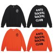 画像6: Men's Unisex  Anti Social Social Club ASSC joint sweater   ユニセックス 男女兼用ASSCロゴオーバーサイズ長袖スウェット　トレーナー (6)