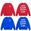画像7: Men's Unisex  Anti Social Social Club ASSC joint sweater   ユニセックス 男女兼用ASSCロゴオーバーサイズ長袖スウェット　トレーナー (7)