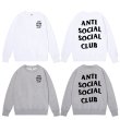 画像5: Men's Unisex  Anti Social Social Club ASSC joint sweater   ユニセックス 男女兼用ASSCロゴオーバーサイズ長袖スウェット　トレーナー (5)