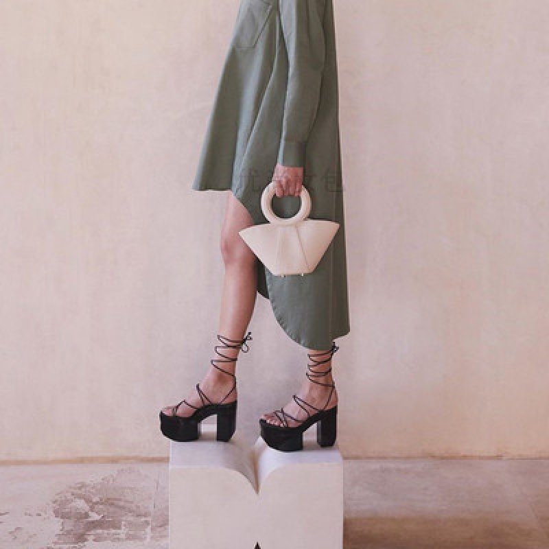 画像2:  canvas stitching contrast color one-shoulder portable messenger  tote bagコントラストカラーワンショルダーポータブルメッセンジャーバック ラウンドハンドルステッチトートショルダーハンドバッグ   (2)