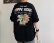 画像7: Men's Unisex  Men's TOM &JERRY  happy hour cartoon anime tshirt ユニセックス 男女兼用happy hourトム＆ジェリーオーバーサイズTシャツ (7)