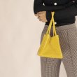 画像4: Women's three-dimensional folding crocodile pattern portable bucket bag Tote Bag 　折りたたみクロコパターンポータブルバケットバッグ トート　 (4)