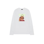 画像2: Men's Unisex American hip-hop dark style long-sleeved T-shirt  oversize pullover sweater   ユニセックス 男女兼用ダークスタイルオーバーサイズ長袖Tシャツ (2)