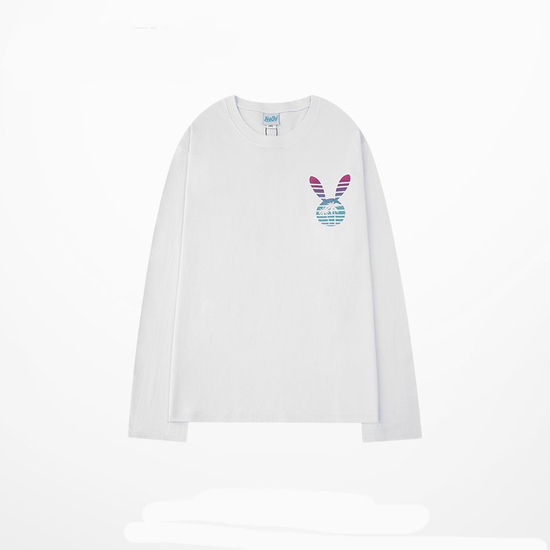 画像4: Men's Unisex  oversize cartoon graffiti round neck long-sleeved T-shirt  ユニセックス 男女兼用クラシックカーレトロオーバーサイズ長袖Tシャツ (4)