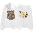 画像3: Men's Unisex Simpson×devils music hooded pullover sweater   ユニセックス 男女兼用シンプソン×デビルズミュージックオーバーサイズ長袖フーディー　パーカー　スウェット　トレーナー (3)