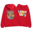 画像4: Men's Unisex Simpson×devils music hooded pullover sweater   ユニセックス 男女兼用シンプソン×デビルズミュージックオーバーサイズ長袖フーディー　パーカー　スウェット　トレーナー (4)