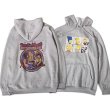 画像2: Men's Unisex Simpson×devils music hooded pullover sweater   ユニセックス 男女兼用シンプソン×デビルズミュージックオーバーサイズ長袖フーディー　パーカー　スウェット　トレーナー (2)