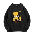 画像14: Men's Unisex The Simpsons surrounding long-sleeved oversize pullover sweater   ユニセックス 男女兼用シンプソンズスローディングオーバーサイズ長袖トレーナ (14)