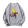 画像11: Men's Unisex The Simpsons surrounding long-sleeved oversize pullover sweater   ユニセックス 男女兼用シンプソンズスローディングオーバーサイズ長袖トレーナ (11)
