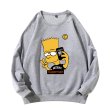 画像17: Men's Unisex The Simpsons surrounding long-sleeved oversize pullover sweater   ユニセックス 男女兼用シンプソンズスローディングオーバーサイズ長袖トレーナ (17)