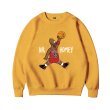 画像4: Men's Unisex The Simpsons AJ dunk long-sleeved oversize pullover sweater   ユニセックス 男女兼用ダンクシンプソンズオーバーサイズ長袖トレーナ (4)