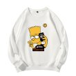 画像15: Men's Unisex The Simpsons surrounding long-sleeved oversize pullover sweater   ユニセックス 男女兼用シンプソンズスローディングオーバーサイズ長袖トレーナ (15)