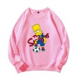 画像12: Men's Unisex The Simpsons surrounding long-sleeved oversize pullover sweater   ユニセックス 男女兼用シンプソンズスローディングオーバーサイズ長袖トレーナ (12)