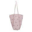 画像3: flower canvas super fire shoulder bag   eco bag shopping bag　フラワーラージサイズショルダーエコ トート ショッピング バック (3)