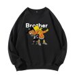 画像2: Men's Unisex The Simpsons surrounding long-sleeved oversize pullover sweater   ユニセックス 男女兼用シンプソンズスローディングオーバーサイズ長袖トレーナ (2)