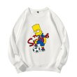 画像9: Men's Unisex The Simpsons surrounding long-sleeved oversize pullover sweater   ユニセックス 男女兼用シンプソンズスローディングオーバーサイズ長袖トレーナ (9)
