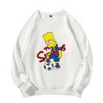 画像9: Men's Unisex The Simpsons surrounding long-sleeved oversize pullover sweater   ユニセックス 男女兼用シンプソンズスローディングオーバーサイズ長袖トレーナ (9)
