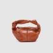 画像10: knotted handbag dumpling bag hand carry soft leather horns underarm bag 　ソフトレザーホーントートショルダーバックハンドバッグ　 (10)