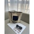 画像2: Canvas Leather Tote Bag キャンバス レザー トートバッグ (2)