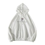 画像2: TOM & JERRY Over Size ANDASCEND Logo Hoodie オーバーサイズ ユニセックス 男女兼用 トムとジェリー トム＆ジェリー ワンポイントロゴ フード付き パーカー (2)