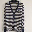 画像3: Women's Border cardigan with donald duck points　ドナルドダックポイント付きボーダーカーディガンセーター (3)