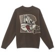 画像1: Women's Bugs Bunny braid pullover sweater round neck loose sweater knit バックスバニー編み込みプルオーバーセーター セーターニット (1)