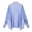 画像2: Women's stripe stitch long sleeve shirt 　ストライプステッチ長袖シャツ (2)