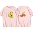 画像5: New Tweety loose short sleeve T-shirt Looney Tunes ユニセックス男女兼用 ルーニー・テューンズ トゥイーティー 半袖Tシャツプルオーバ ー (5)