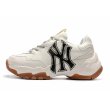 画像1: NY New York Yankees Bigball Chunky Sneakerユニセックス NY ニューヨークヤンキース 厚底 ベースボール ロゴ スニーカー (1)