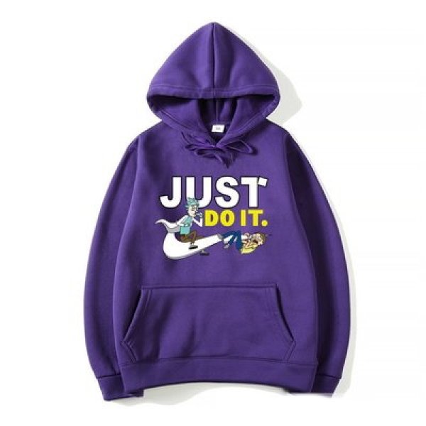 画像4: Rick and Morty anime men's and women's sports sweatshirt hoodie オーバーサイズ ユニセックス 男女兼用アメリカンコミックリック・アンド・モーティープリント  フーディ パーカー (4)